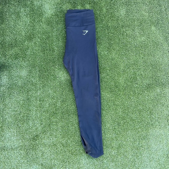 Gymshark Women's Leggings Size Medium High Stretch Black Yoga & Gym Workout - Picture 3 of 5